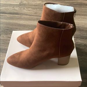 Cognac Ankle Booties